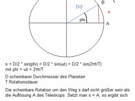 Herleitung Länge Planetenvideo