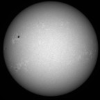 Sonne im UV-Bereich ( um 393.3 nm, CaK, +/- 1.5 nm) am 28. Februar 2026 um 14:18 MEZ