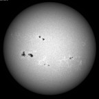Sonne im UV-Bereich ( um 393.3 nm, CaK, +/- 1.5 nm) am 28. Juni 2026 um 12:08 MESZ