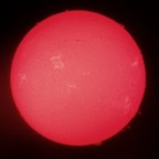 Ha-Sonne Okularansicht