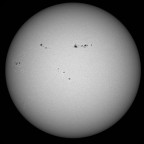 Sonne im Weißlicht am 26. APRIL 2026 um 14:13 MESZ