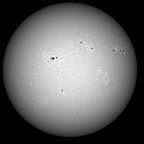 Sonne im UV-Bereich ( um 393.3 nm, CaK, +/- 1.5 nm) am 29. April 2026 um 10:00 MESZ