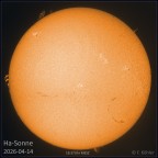 Ha-Sonne vom 14.04.2026