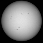 Sonne im Weißlicht am 01. APRIL 2026 um 16:14 MEZ