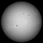 UV-Sonne im Bereich 393.3 nm (CaK) am 24. Januar 2026 um 11:56 MEZ