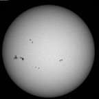 Sonne im Weißlicht am 27. Juni 2026 um 15:28 MESZ