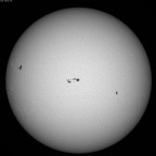 Sonne im Weißlicht am 21. Juli 2026 um 09:35 MESZ
