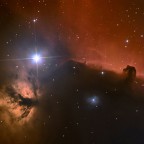 Gegend um ζ Ori mit Flammennebel und Pferdekopfnebel