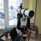 Test der Handsteuerbox am umgebautten LX200