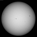 Sonne im Weißlicht am 28. Juli 2026 um 17:59 MESZ