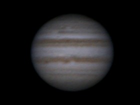 Jupiter am 24. Januar 2026 um 21:38 MEZ