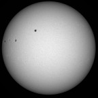 Sonne im Weißlicht am 02. März 2026 um 11:31 MEZ