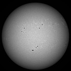 Sonne im UV-Bereich ( um 393.3 nm, CaK, +/- 1.5 nm) am 01. April 2026 um 11:48 MESZ