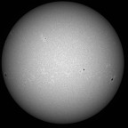 Sonne im UV-Bereich ( um 393.3 nm, CaK, +/- 1.5 nm) am 22. März 2026 um 15:20 MEZ
