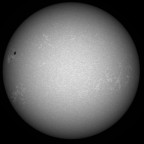 Sonne im UV im Bereich 393.3 nm am 27. Februar 2026 um 11:09 MEZ