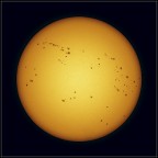 Sonnenfleckenbänder