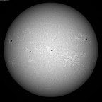 Sonne im UV-Bereich ( um 393.3 nm, CaK, +/- 1.5 nm) am 29. Juli 2026 um 09:50 MESZ