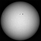 Sonne im UV-Bereich ( um 393.3 nm, CaK, +/- 1.5 nm) am 19. April 2026 um 15:05 MESZ