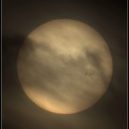 Sonne am 8.12.2025 hinter Wolken